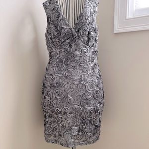 Silver Cocktail dress, size 14